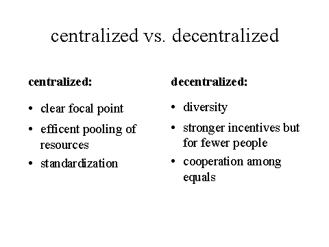 Centralized Vs Decentralized